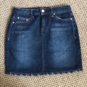 Dark wash super cute jean skirt